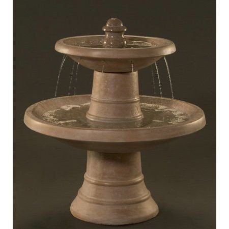 Spanish Two Tier Garden Water Fountain