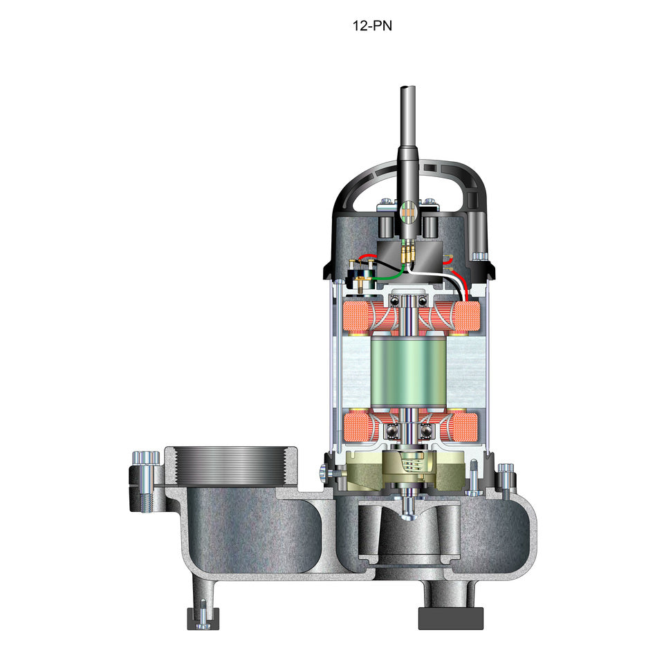 12-PN 10000 Solids-Handling Pond Pump