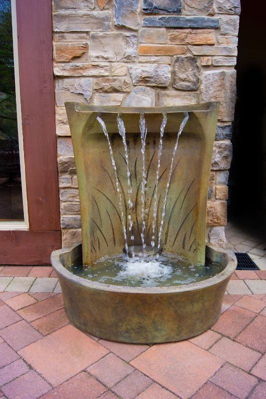 garden fountain Aria Cast Stone Henri Studio