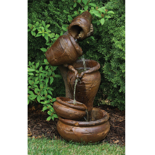 garden fountain Juggling Act Henri