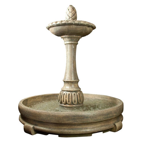 garden fountain stone cascade