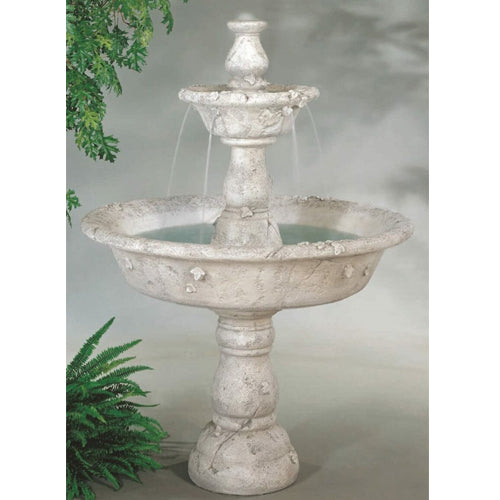 garden fountain stone cascade