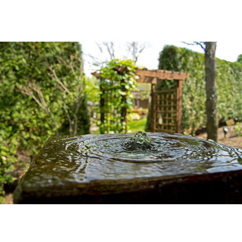 garden fountain stone cascade