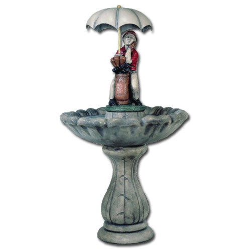 garden fountain Classic Golfer Henri