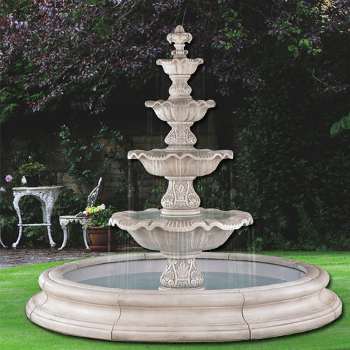 garden fountain Four Tier Renaissance Henri Studio