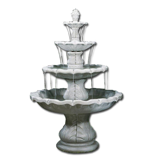 garden fountain stone cascade