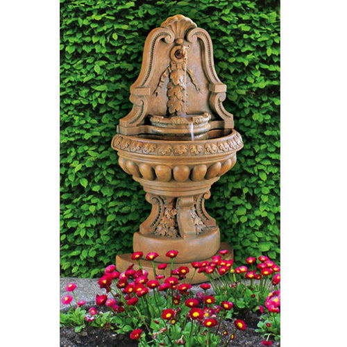 garden fountain stone cascade