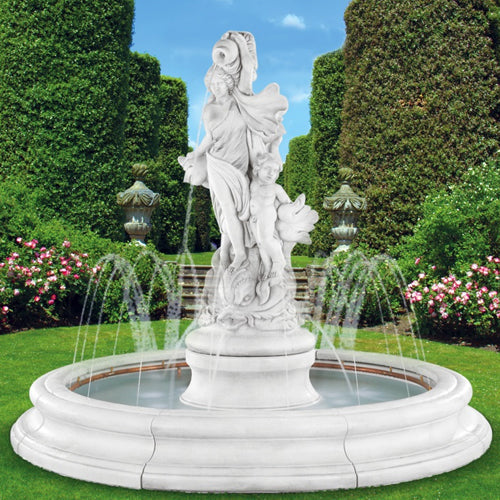 garden fountain Venus Dolphins Henri