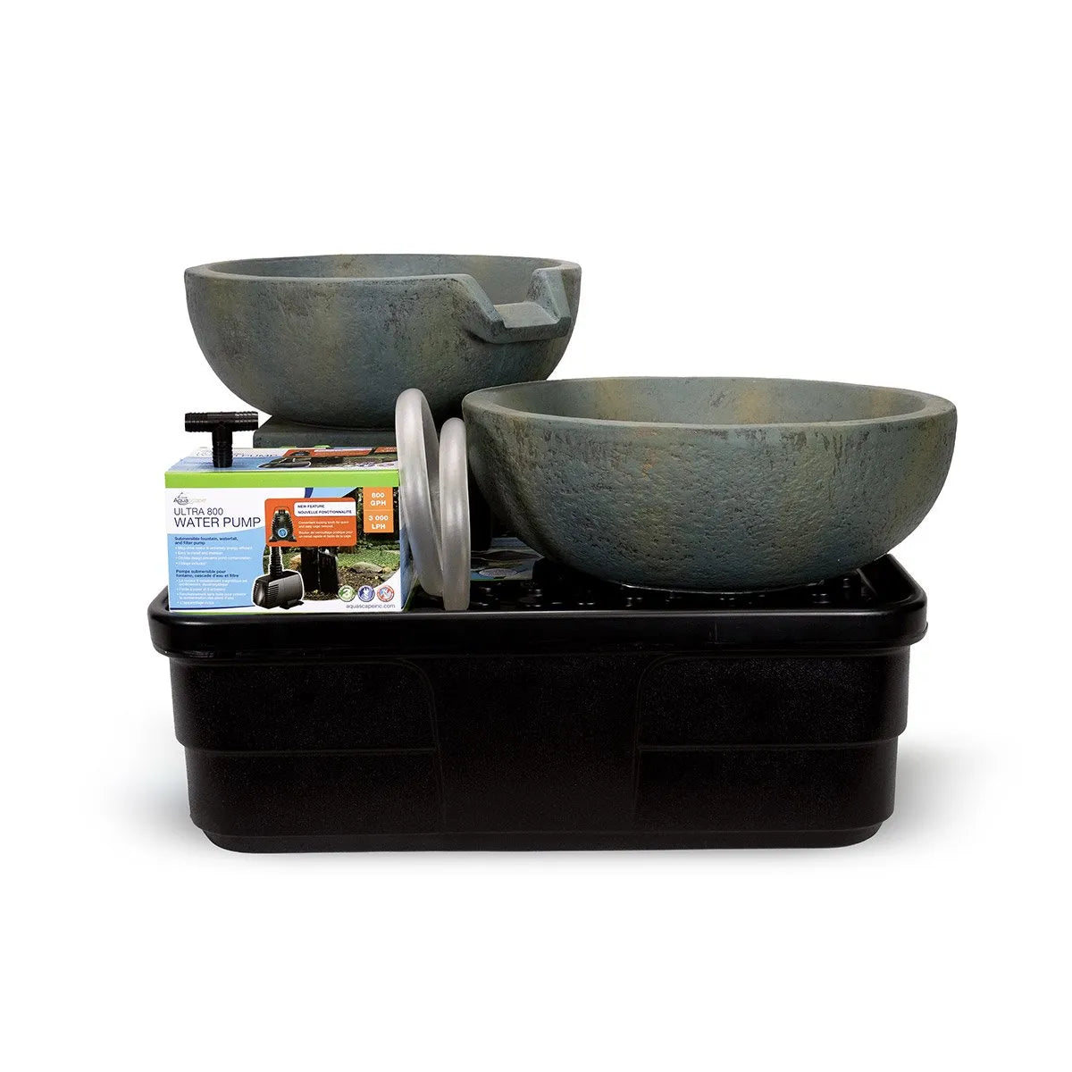 Spillway Bowl and Basin Fountain Kit 19″/21″ Dia (49/52 cm)