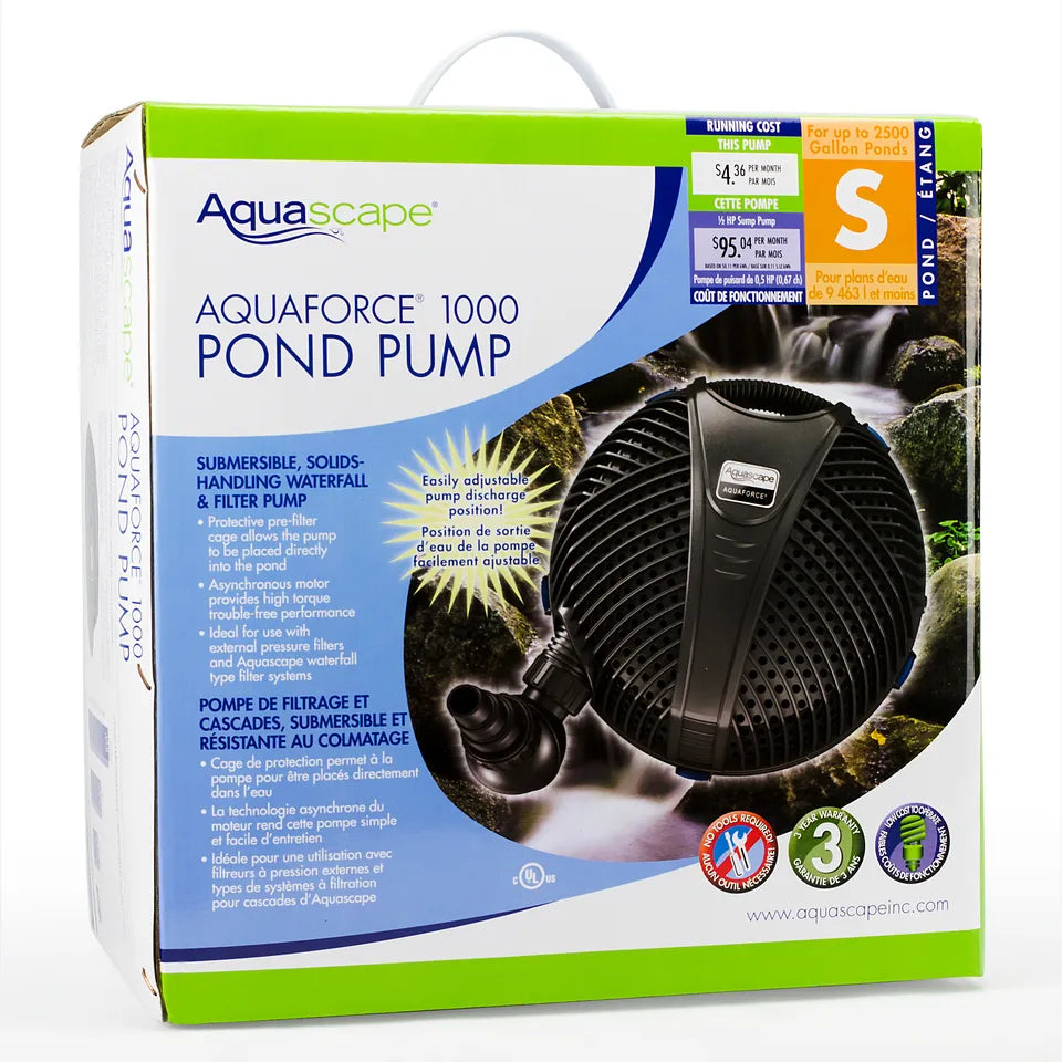 AquaForce® 1000 Solids-Handling Pond Pump