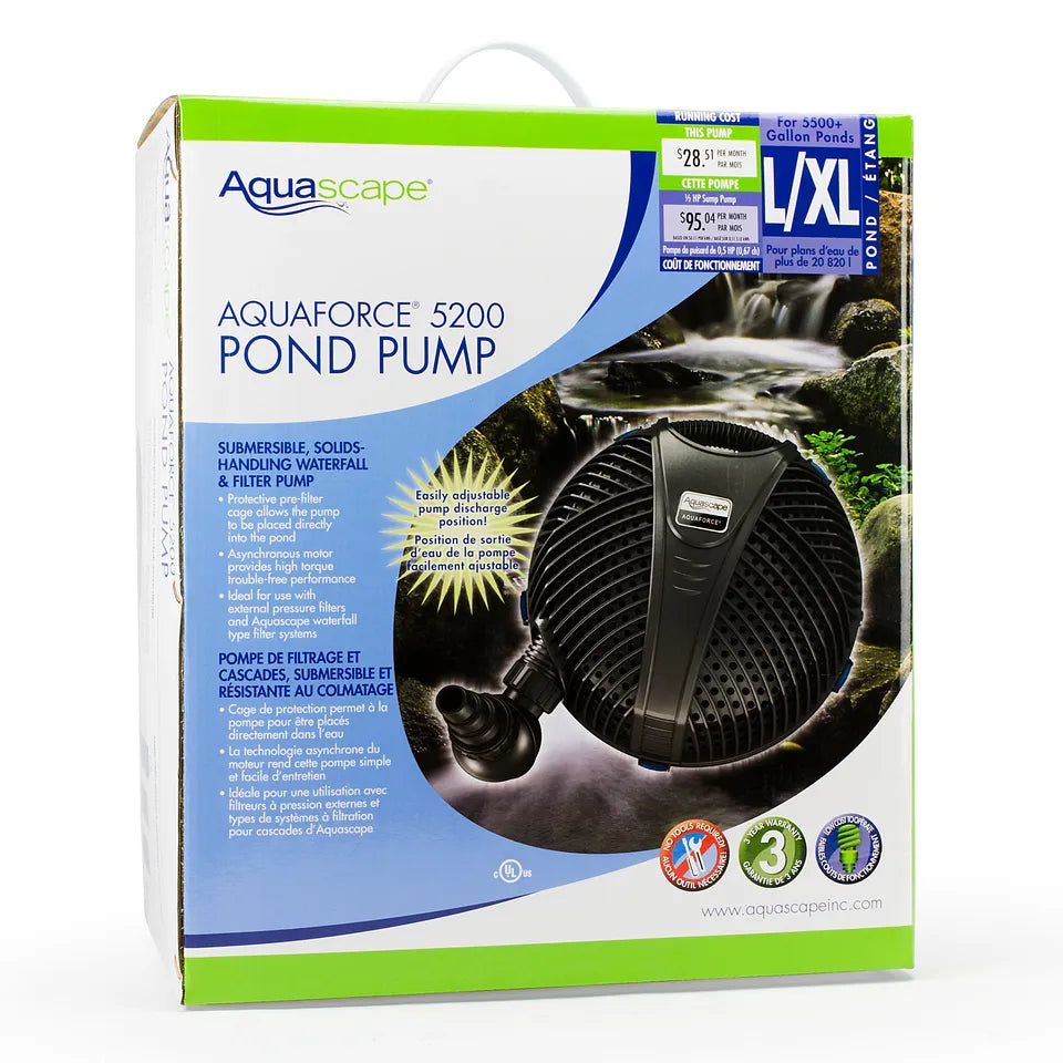 AquaForce® 5200 Solids-Handling Pond Pump