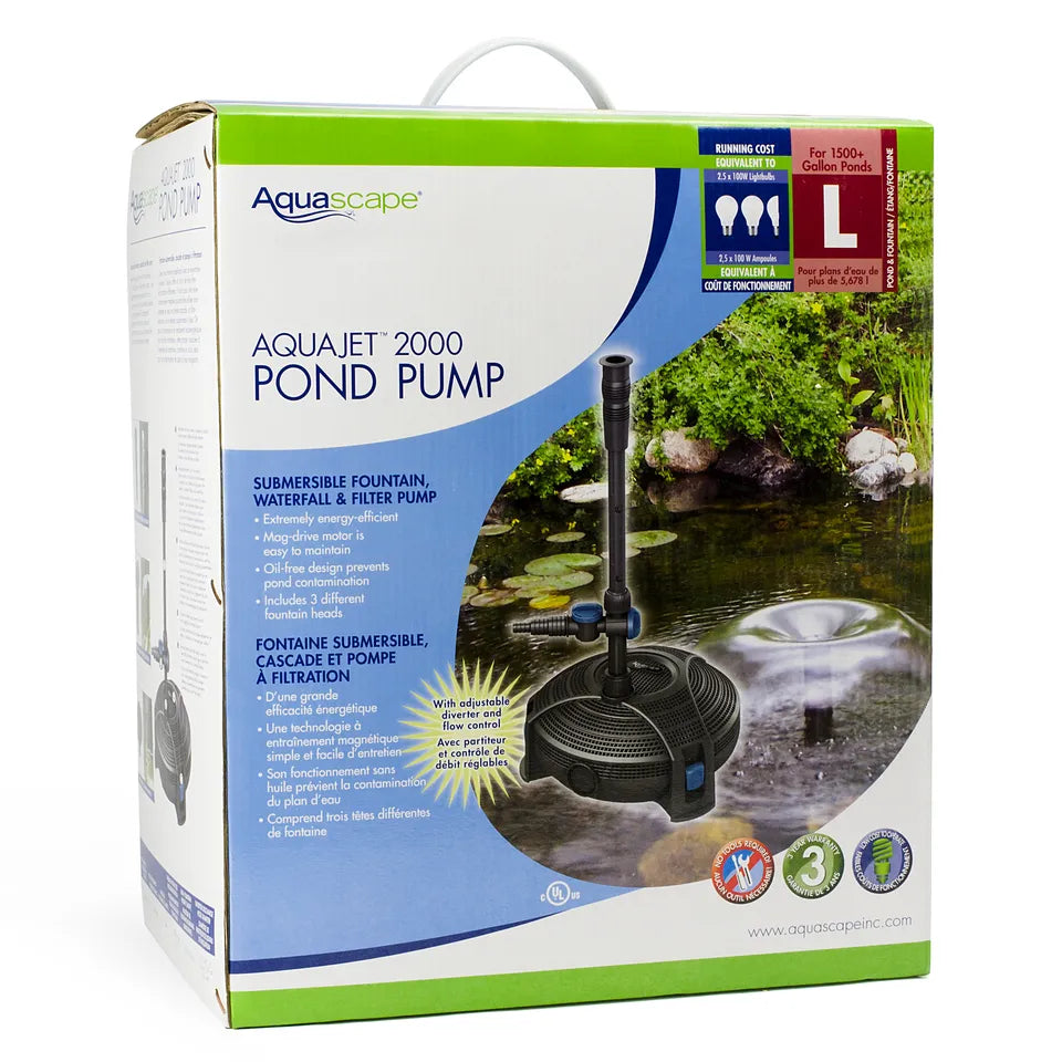 AquaJet® 2000 Pond Pump