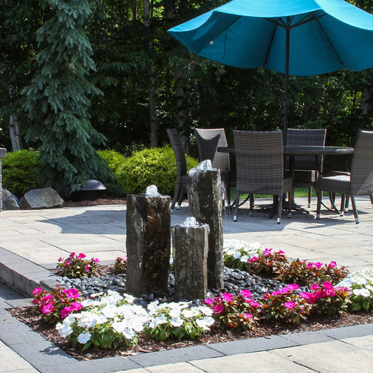 basalt fountain hollowed column