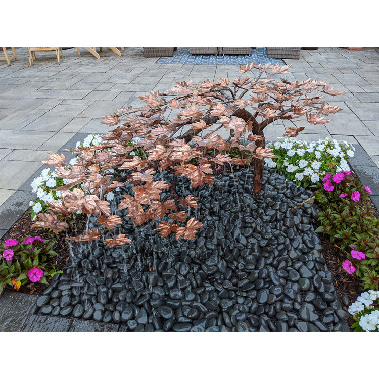 30" Copper Creeping Japanese Maple Tree Garden Fountain