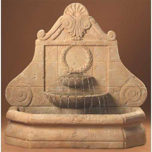 Senate Cast Stone Wall Outdoor Fountain