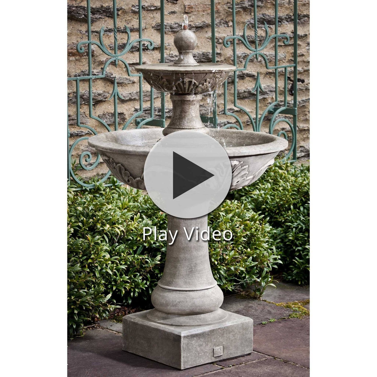 water fountain Acanthus tiered