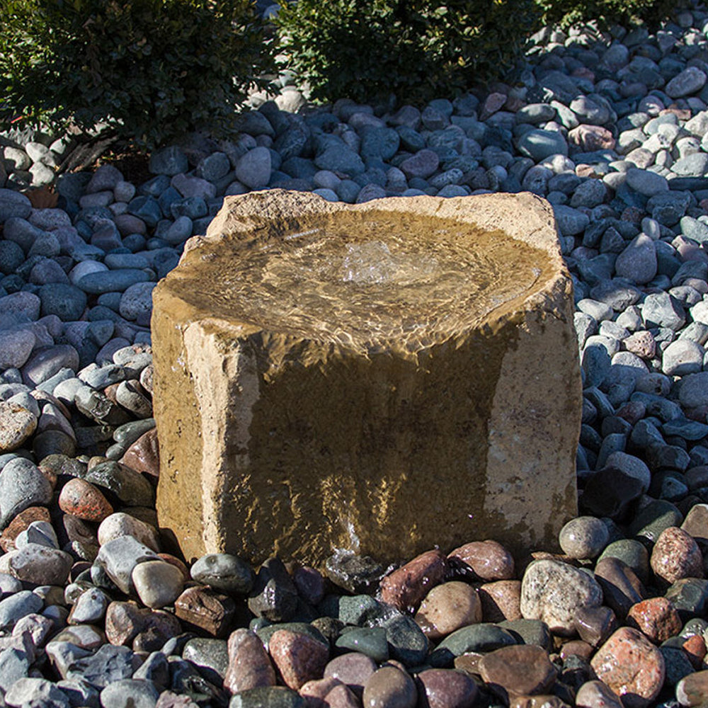 stone fountain Agate Falls