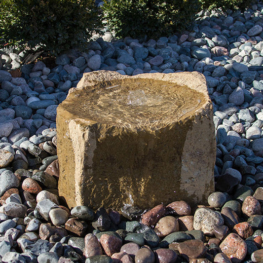 stone fountain Agate Falls