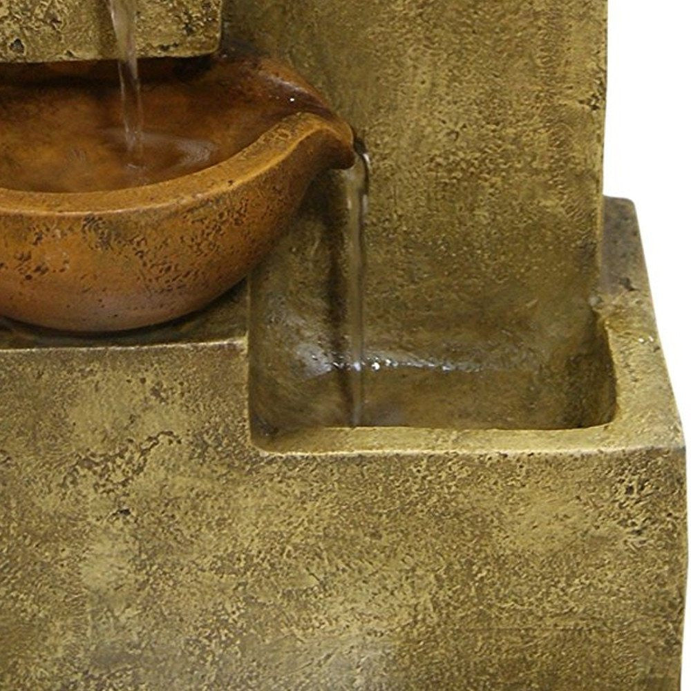 Tiering Pots Tabletop Fountain