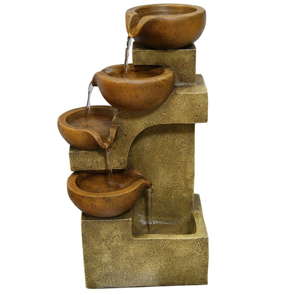 Tiering Pots Tabletop Fountain