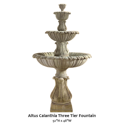 Altus Calanthia Three Tier Fountain