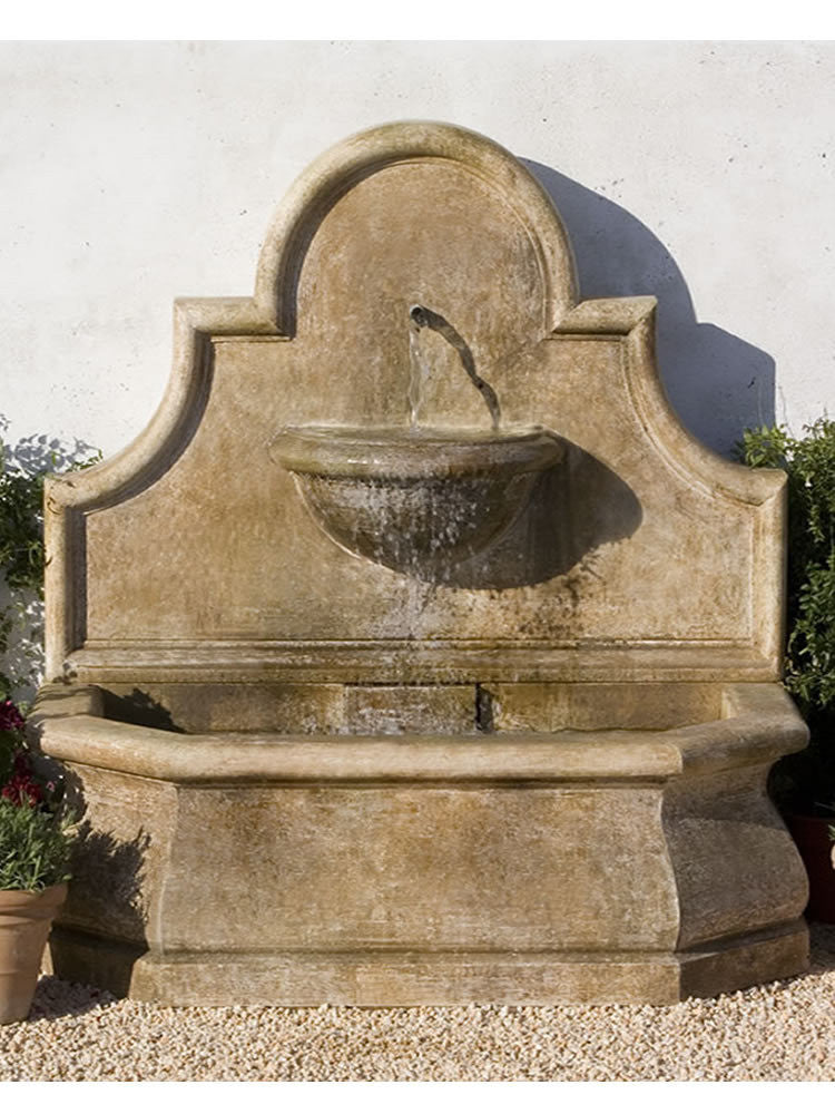 outdoor fountain Andalusia wall