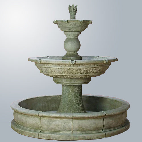 outdoor fountain Antiquarium pond