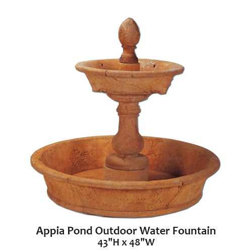 Appia Pond Outdoor Water Fountain