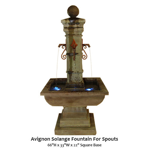 Avignon Solange Fountain For Spouts