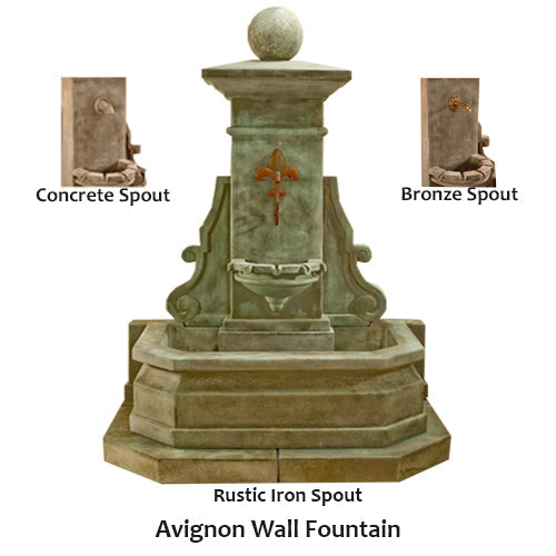 Avignon Wall Fountain