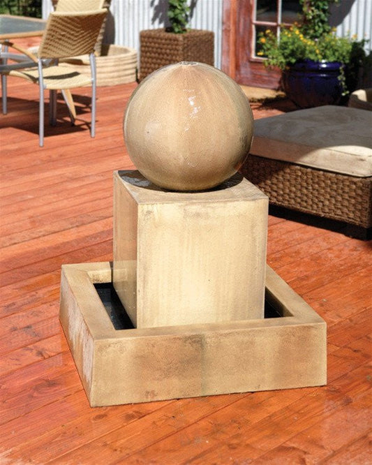 garden fountain Block With Ball GIST