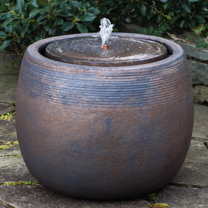 Boden Glazed Garden Fountain