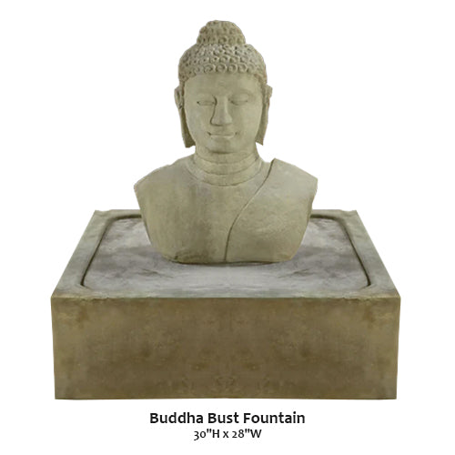 Buddha statue fountain