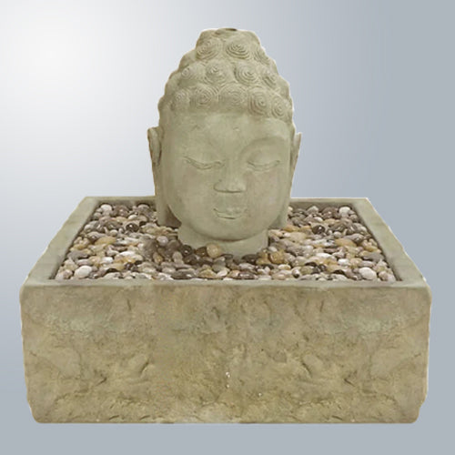 Buddha fountain head sculpture