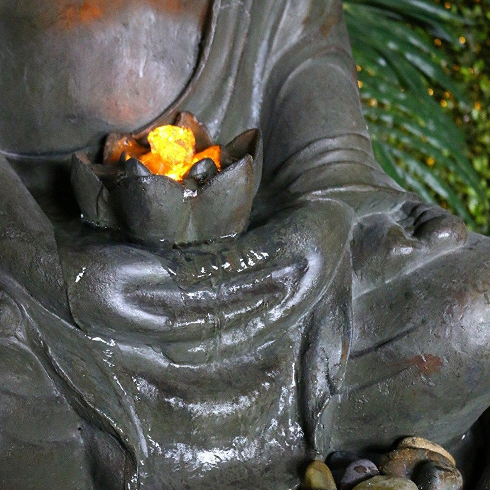 Buddha Water Feature With LED Lights