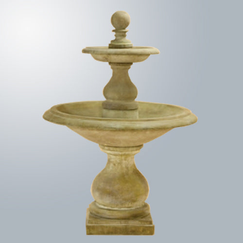 outdoor fountain Carrara Two Tier