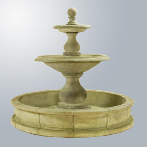 outdoor fountain Carrara Two Tier