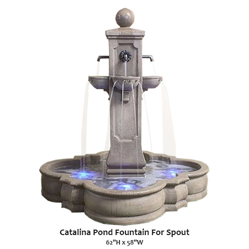 Catalina Pond Fountain For Spout