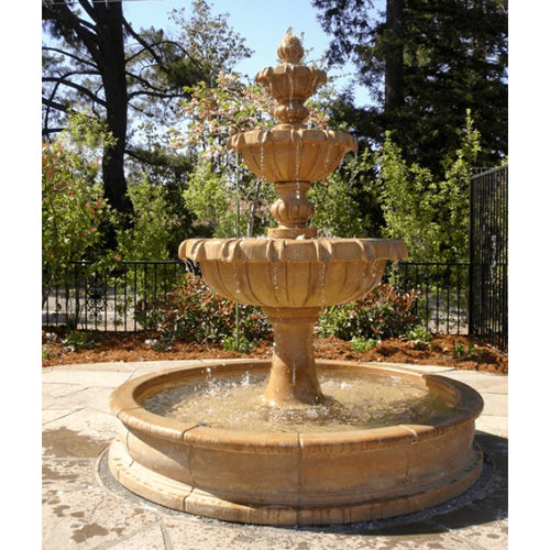 outdoor fountain Chateau Pond