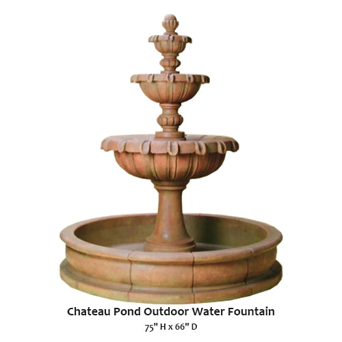 Chateau Pond Outdoor Water Fountain