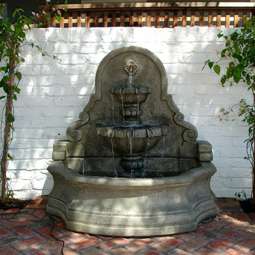 outdoor fountain Chateau Wall