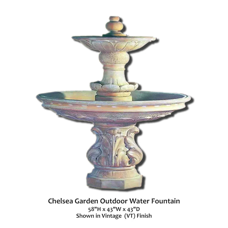 Chelsea Garden Outdoor Water Fountain