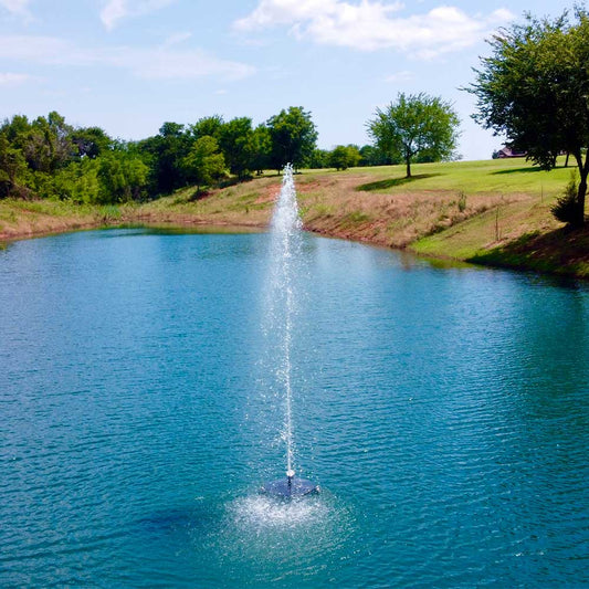 PondSelect Classic Mini Series Small Pond Fountain, 5 Spray Patterns