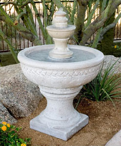 garden fountain GFRC Two Tiered Sonoma