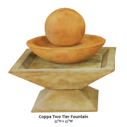 Coppa Two Tier Fountain