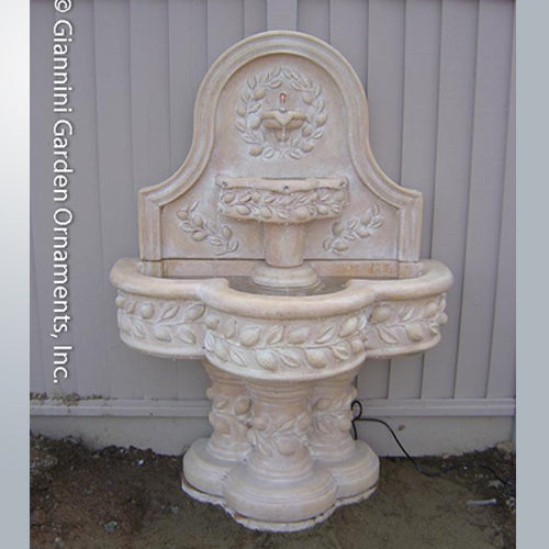 Deruta Lemon Wall Outdoor Water Fountain