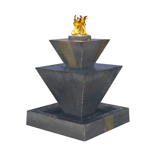 garden fountain Double Oblique Fire GIST