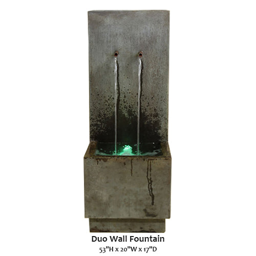 Duo Wall Fountain