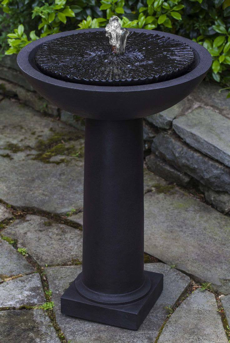 birdbath fountain Equinox garden