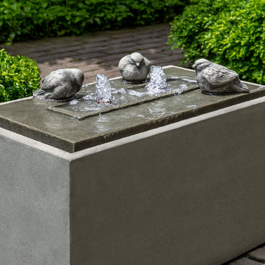 garden fountain Avondale Birds